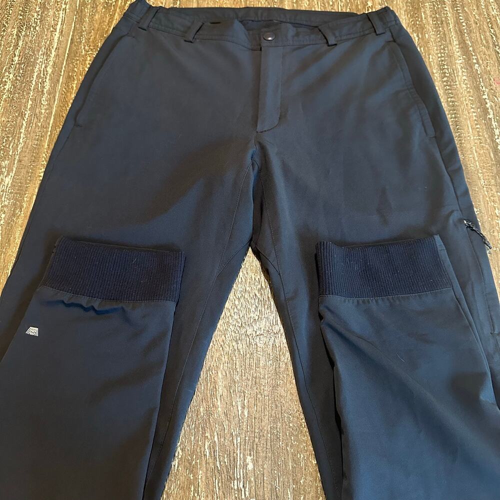 Mack Weldon Ace Stretch Performance Joggers Pants Zip Pocket Black Men’s Size S